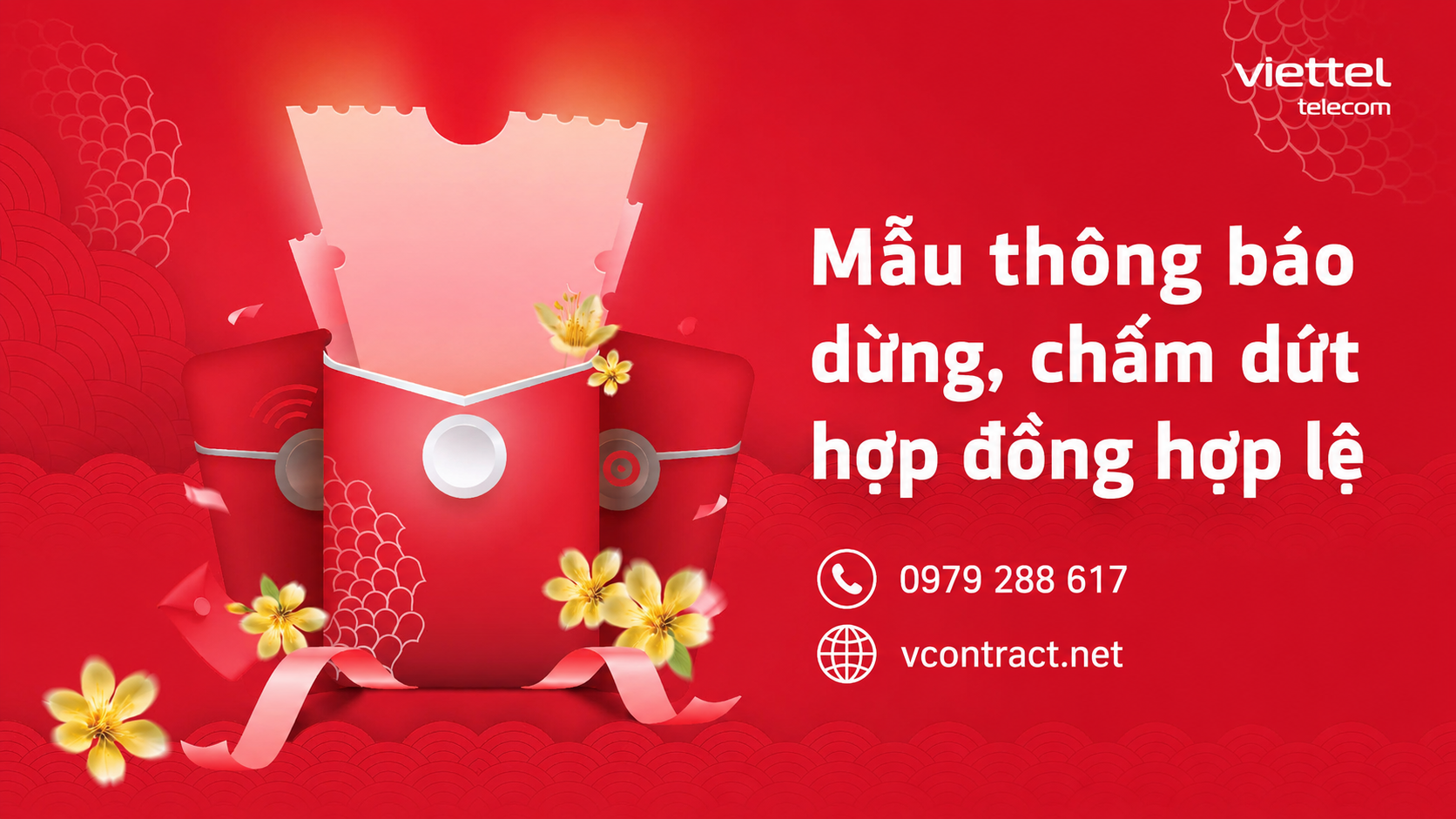 Mẫu thông báo dừng, chấm dứt hợp đồng