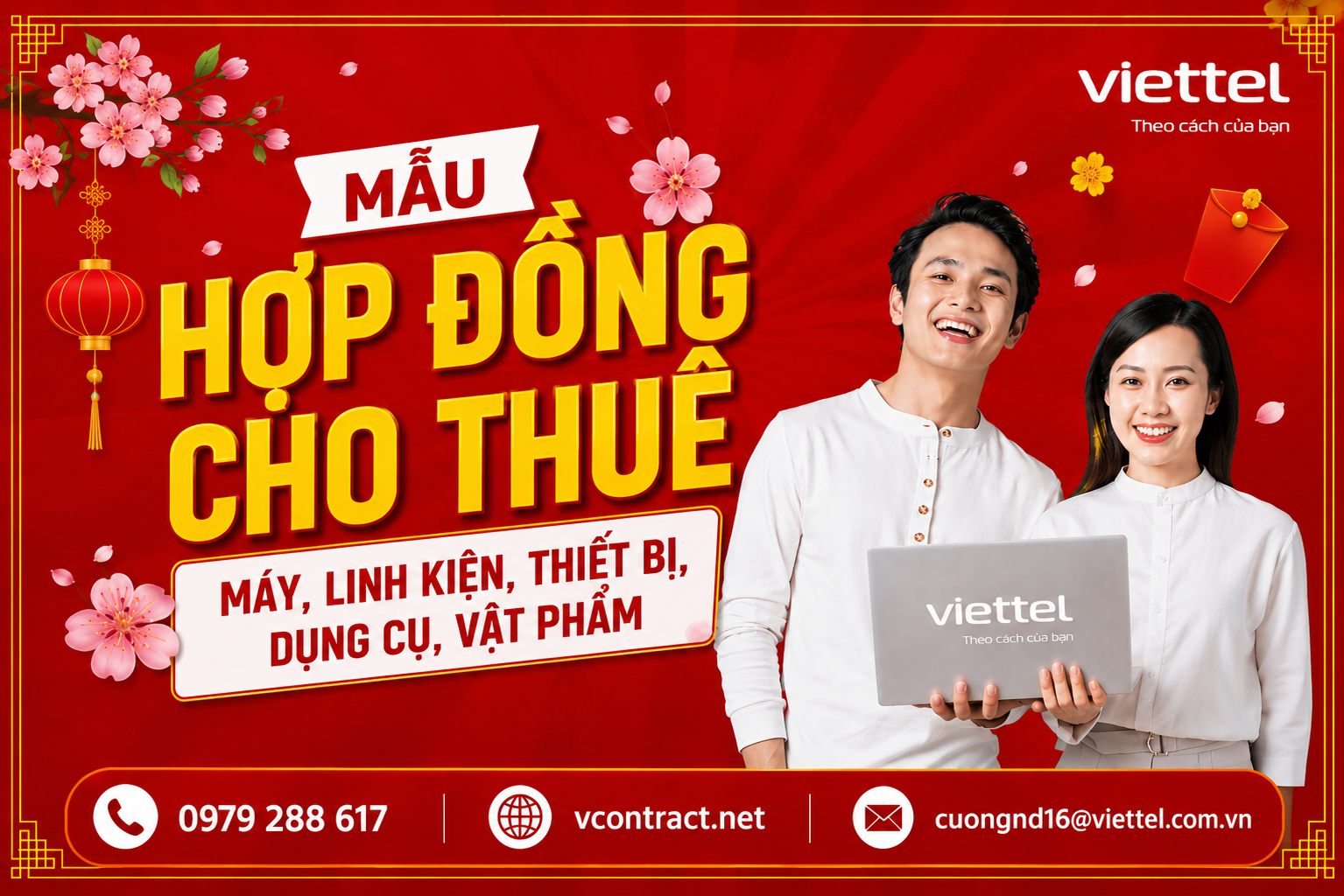 Mẫu hợp đồng cho thuê máy