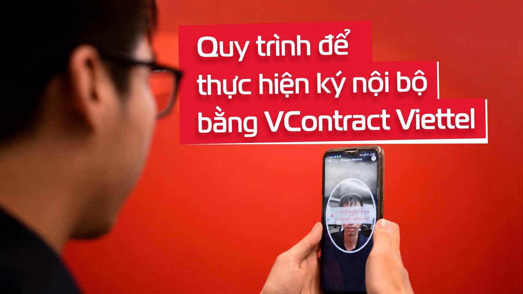 Quy trình để thực hiện ký nội bộ bằng VContract Vietel