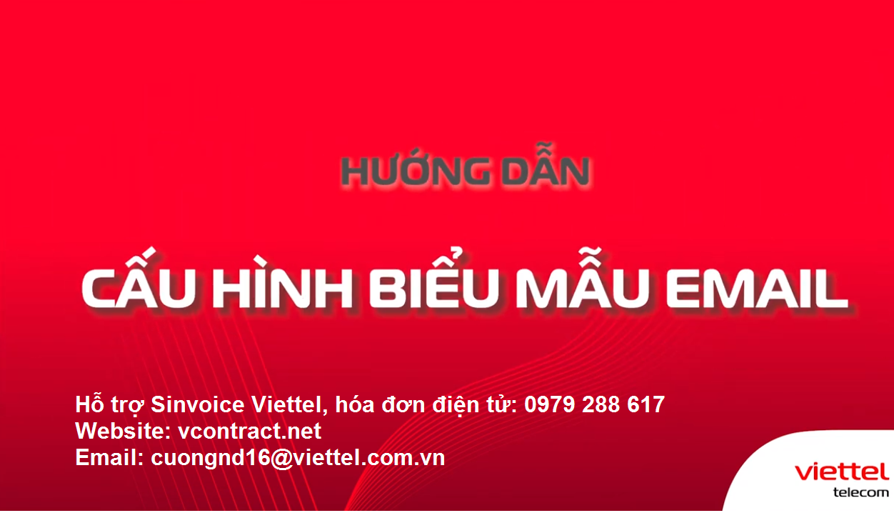 Cách cấu hình biểu mẫu Email
