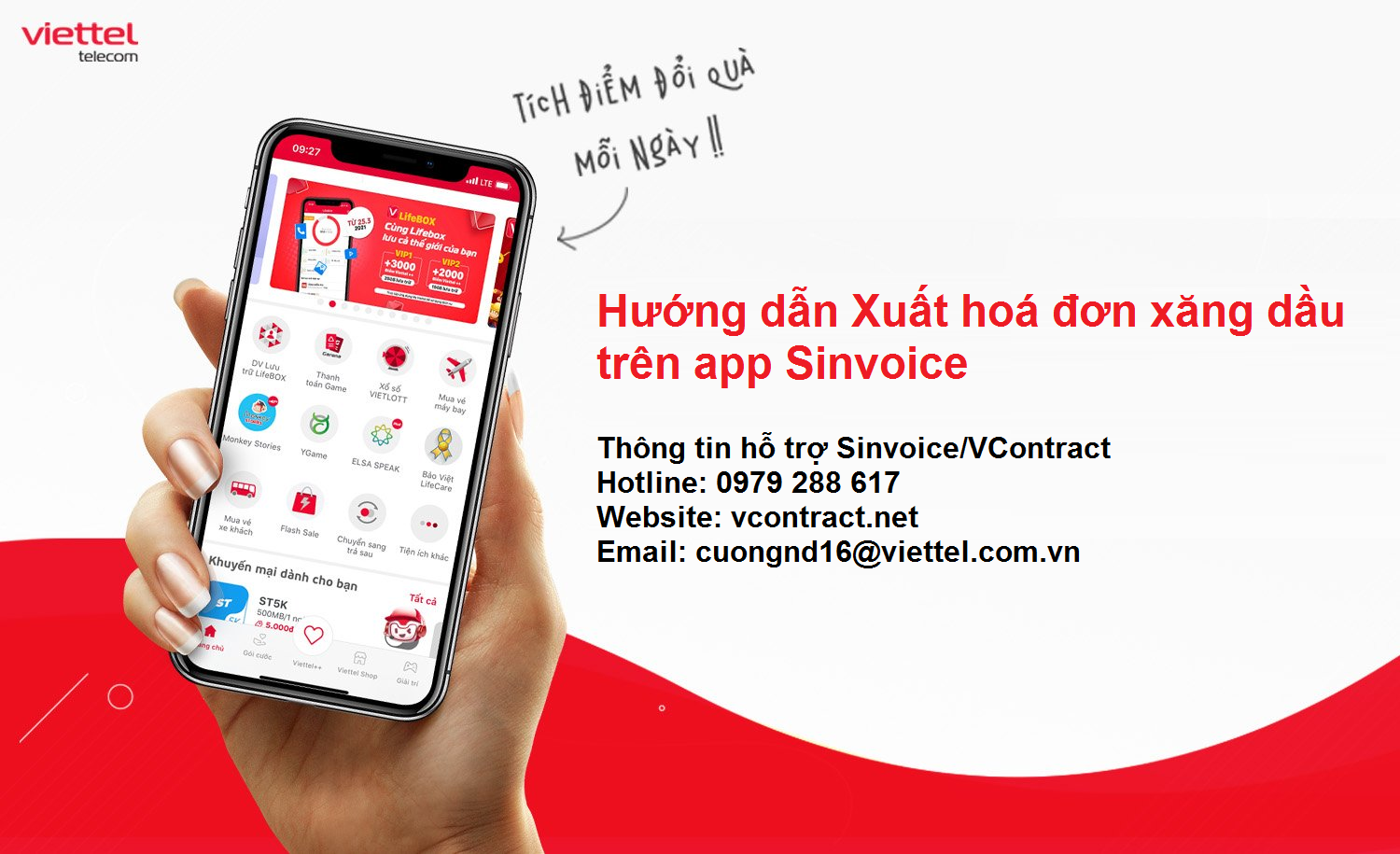 Hướng dẫn tạo xuất hóa đơn xăng E10 trên App SInvoice